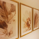 Conjunto com 3 Quadros Decorativos - Natureza ao Entardecer (estoque limitado)