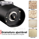 Moedor Elétrico de Condimentos, Sal e Pimenta - EasyCrush