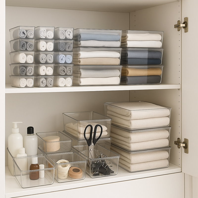 Kit com 25 Organizadores Multiuso Modulares