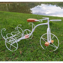 Bicicleta Decorativa de Ferro Rústica Branca - Pequena