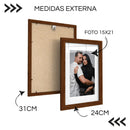 Kit 6 Quadros Decorativos com Moldura