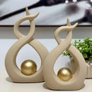 Enfeite Decorativo em Cerâmica Fosca