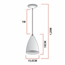 Kit 4 Pendentes Vegas Preto e Bronze