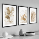 Conjunto com 3 Quadros Decorativos - Natureza ao Entardecer (estoque limitado)