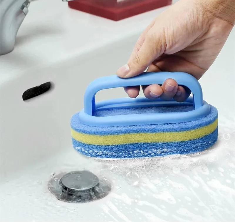 Escova de Limpeza de Esponja de Cozinha