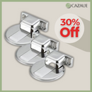 Batente de Porta Magnético Cromado - EasyLock