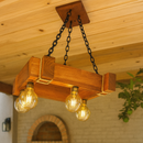 Luminária Quadrada Rústica