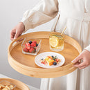 Bandeja Redonda de Bambu