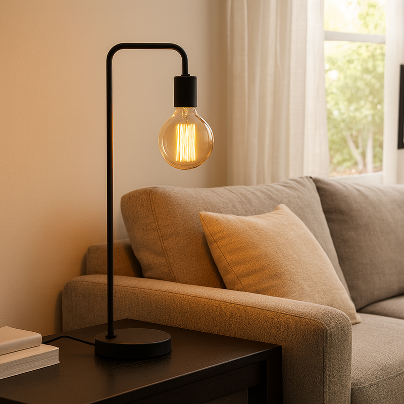 Abajur de Mesa Industrial Retrô