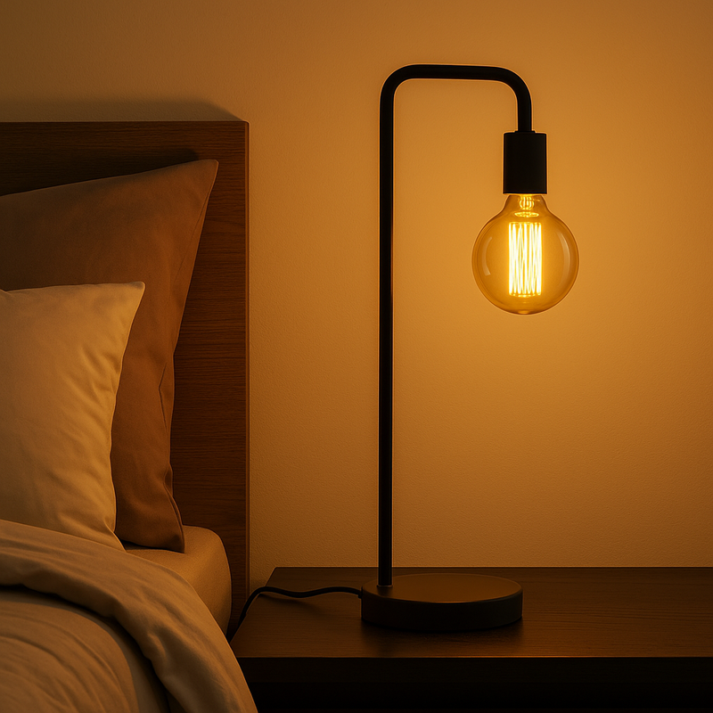 Abajur de Mesa Industrial Retrô