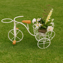 Bicicleta Decorativa de Ferro Rústica Branca - Pequena