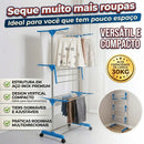 Varal Torre 3 Andares - Articulável e com Rodinhas