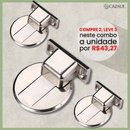 Batente de Porta Magnético Cromado EasyLock - COMPRE 2 e LEVE 3!
