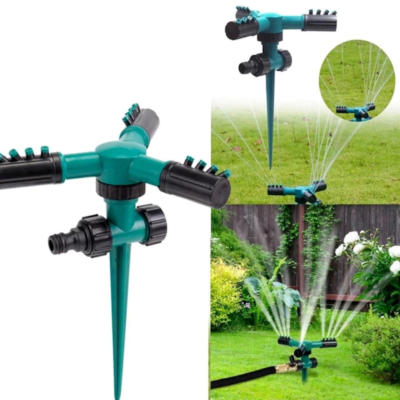 Irrigador Giratório 360° com Espeto