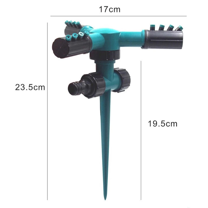 Irrigador Giratório 360° com Espeto