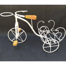 Bicicleta Decorativa de Ferro Rústica Branca - Pequena
