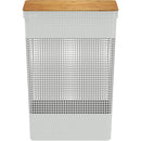 Cesto de Roupas com Tampa de Bambu