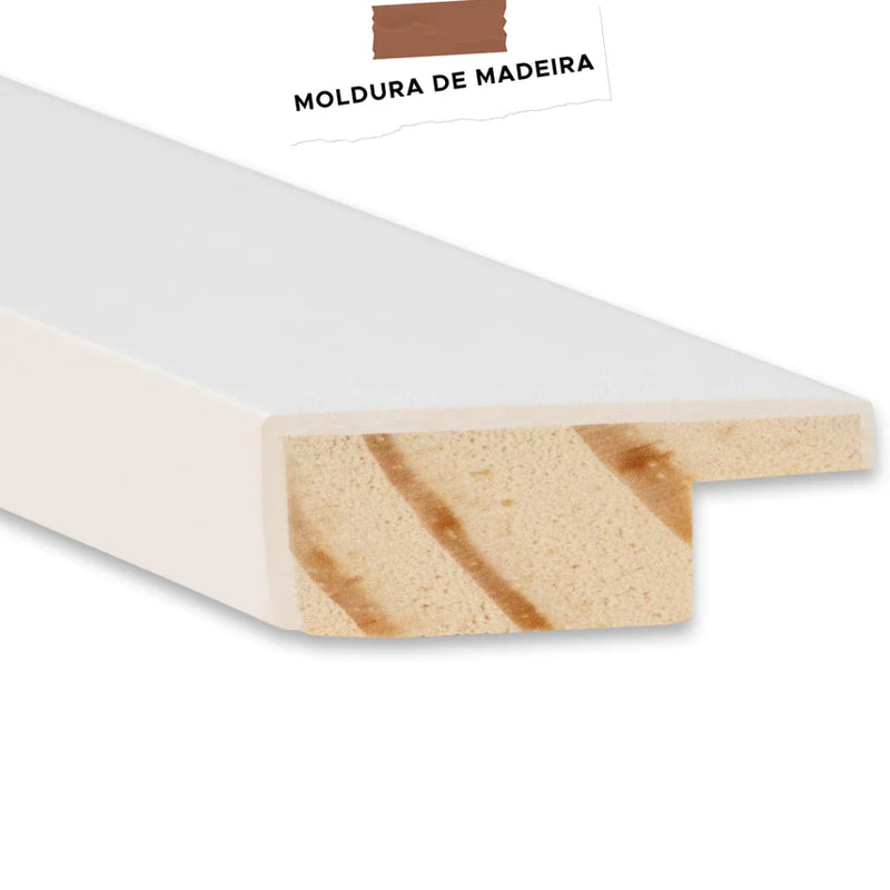 Conjunto com 3 Quadros Decorativos - Praia e Mar