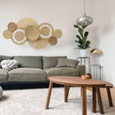 Decoração de Parede em Palha Natural