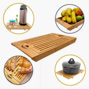Bandeja Migalheira de Bambu Multiuso
