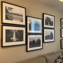 Kit 6 Quadros Decorativos com Moldura