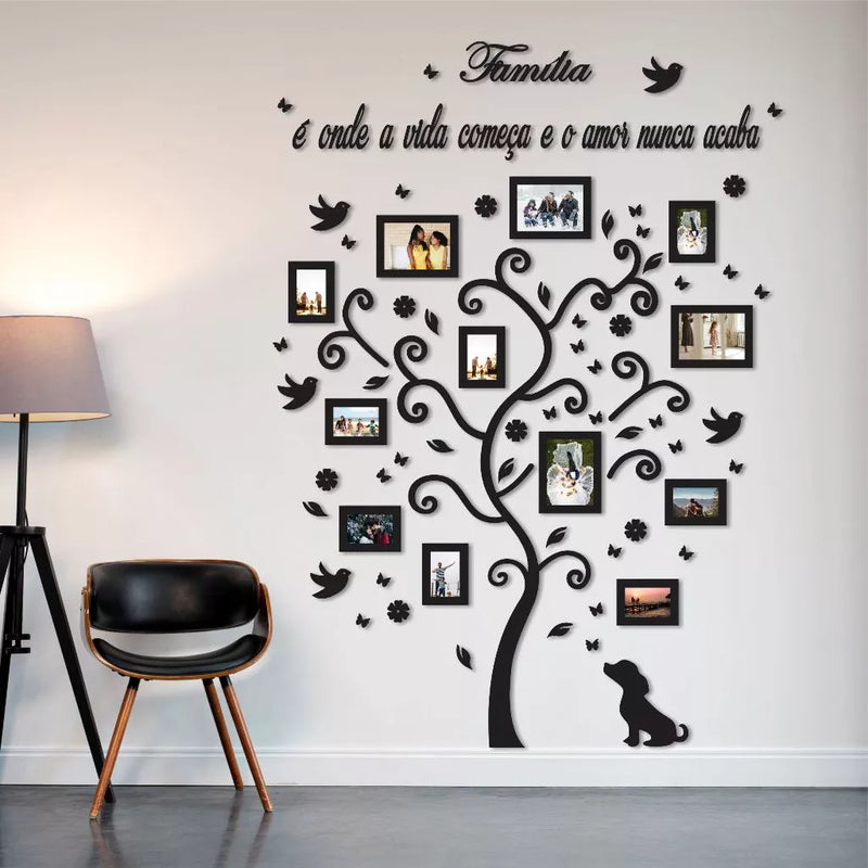 Quadro Árvore Genealógica com Molduras