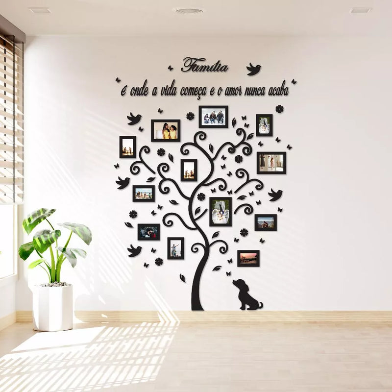 Quadro Árvore Genealógica com Molduras