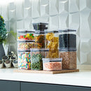 Potes Herméticos Plástico Empilháveis com Trava e Alta Vedação