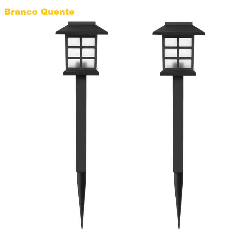 Luminária Solar Espeto de Jardim