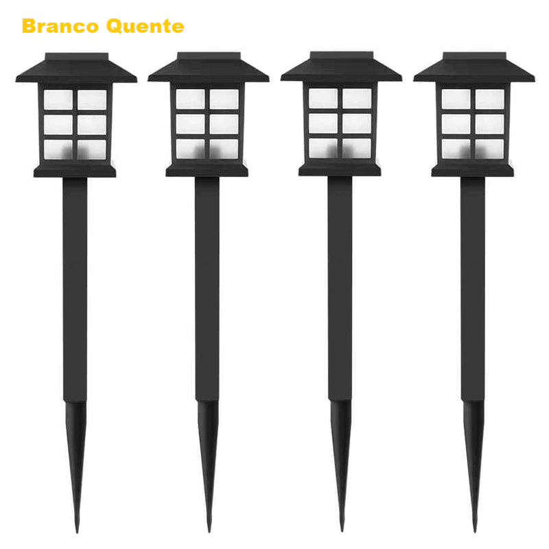 Luminária Solar Espeto de Jardim