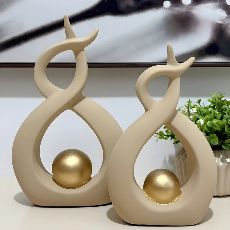 Enfeite Decorativo em Cerâmica Fosca