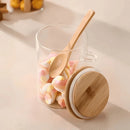 Pote Hermético de Vidro com Colher em Bambu
