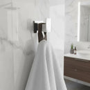 Kit Suporte para Toalha em Inox - 2 porta toalhas e 02 ganchos