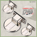 Batente de Porta Magnético Cromado EasyLock - COMPRE e GANHE!