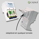 Kit Carregador de Pilhas AAA Bivolt + Pilhas Recarregáveis