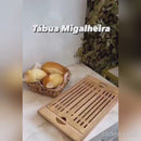 Bandeja Migalheira de Bambu Multiuso