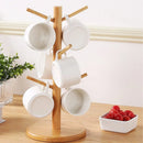 Suporte Porta Xícaras de Bambu